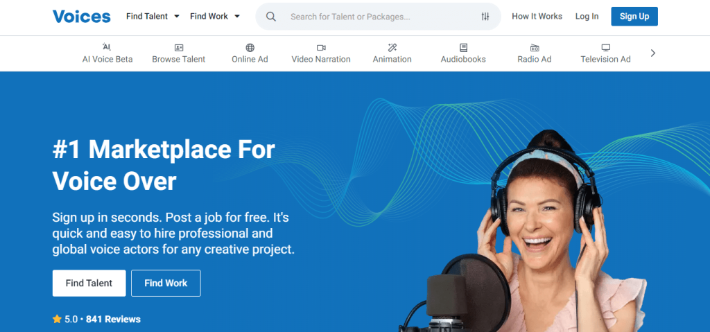 Voices website