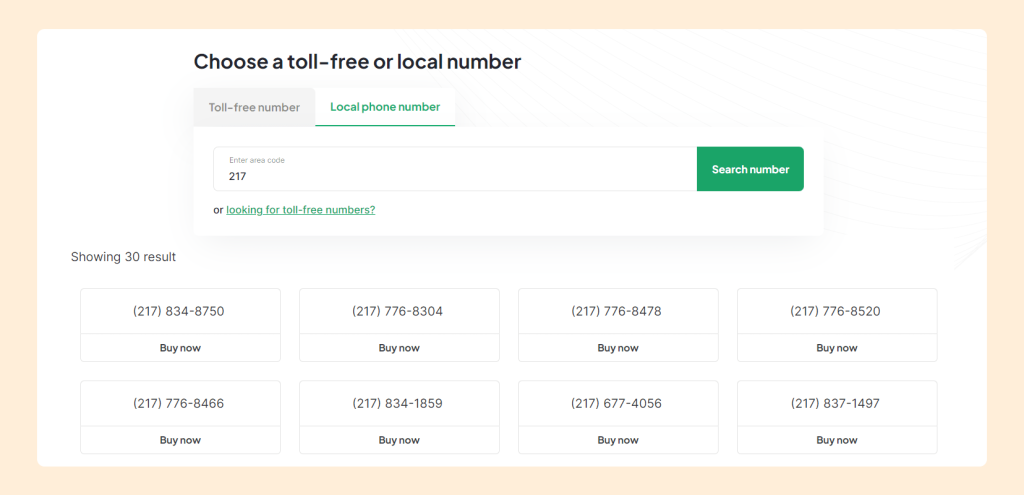 local phone numbers availability checker tool