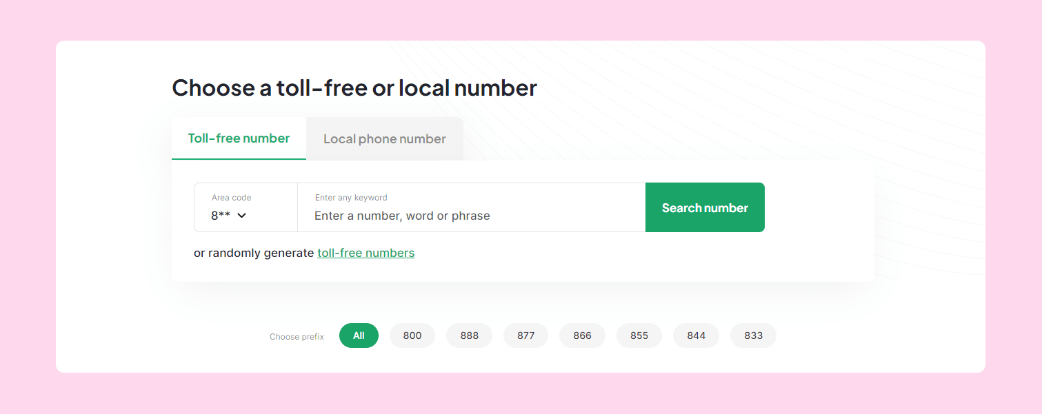 Phone number availability checker in iTeleCenter