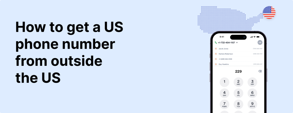 How to get a US phone number from Overseas
