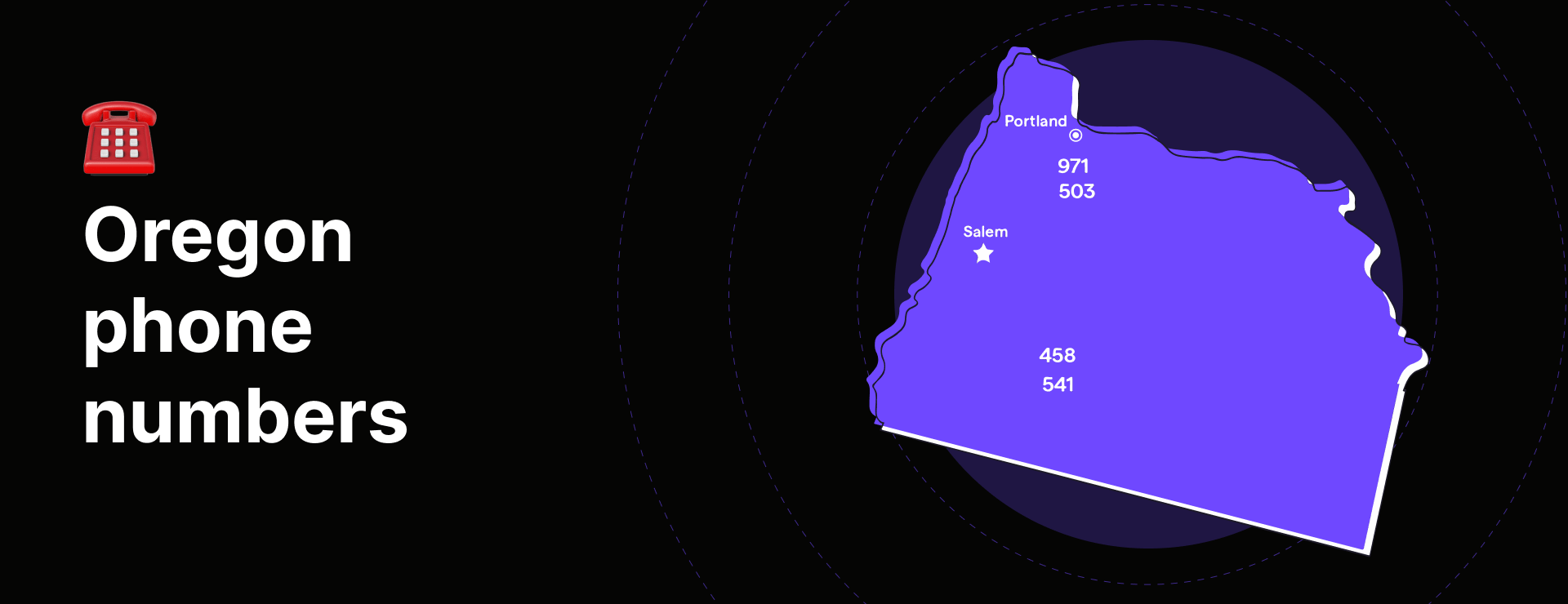 Get Oregon area code phone numbers in minute. Search for Oregon phone numbers