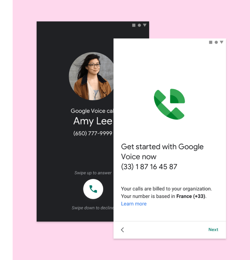 Google voice features