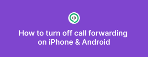 How to turn off call forwarding on iPhone