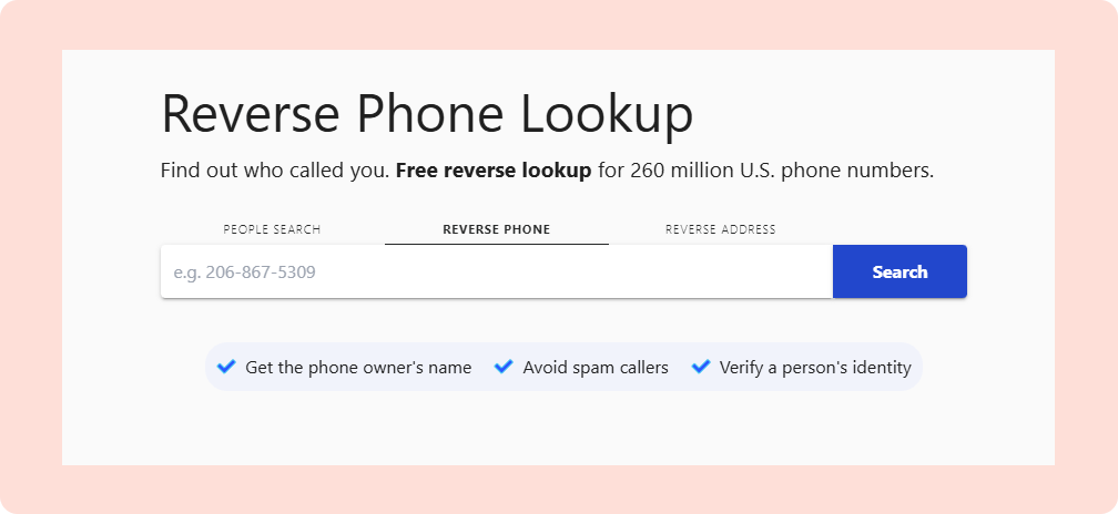 find out who owns a phone number for free and identify unknown callers
