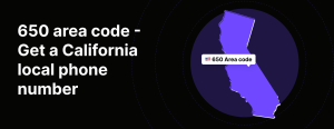 650 area code, get a San Mateo California phone number