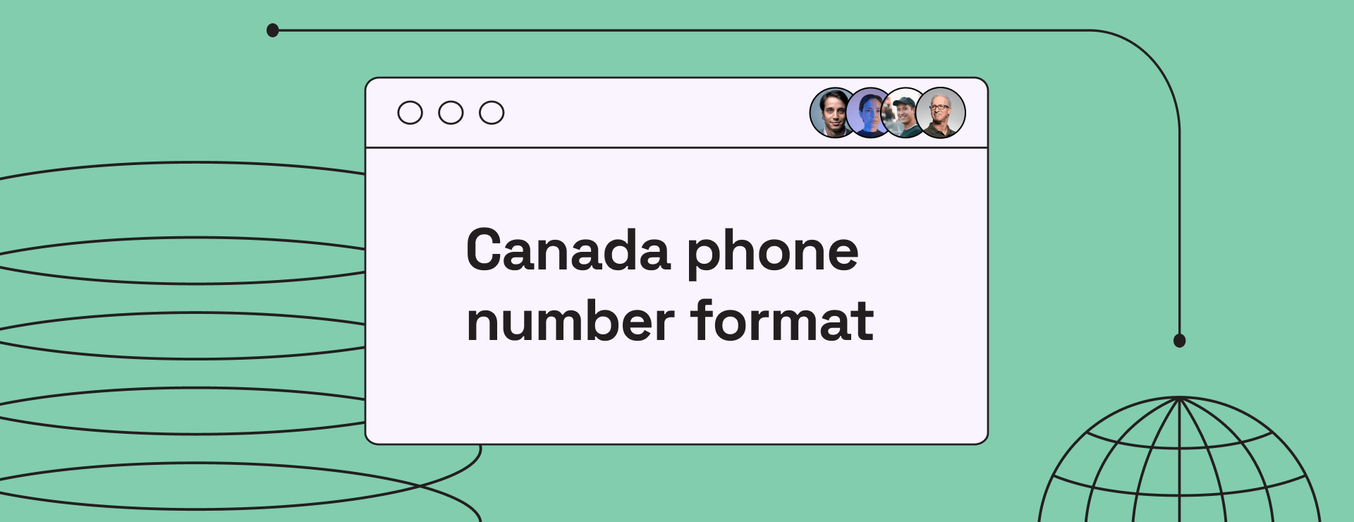 Canada phone number format example