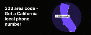 323 area code, get a local California phone number