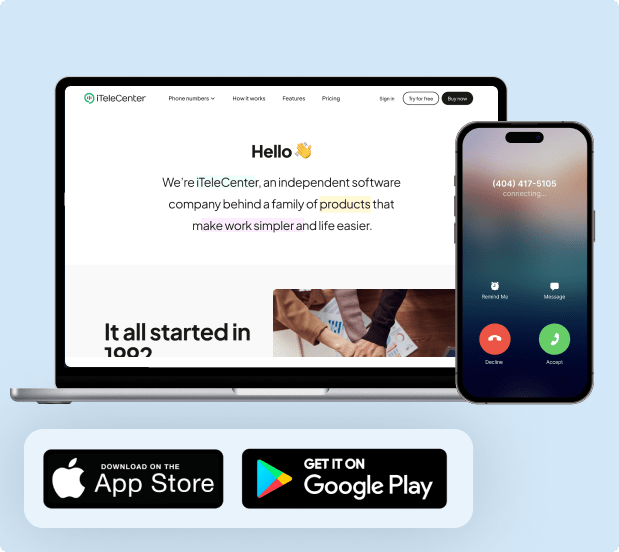 Get a business phone system with iTeleCenter