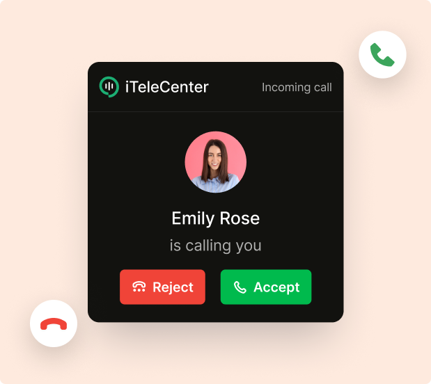 your Skype number to iTeleCenter VoIP