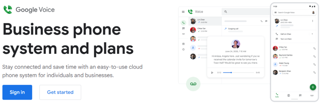 Google phone system as a Grasshopper alternative