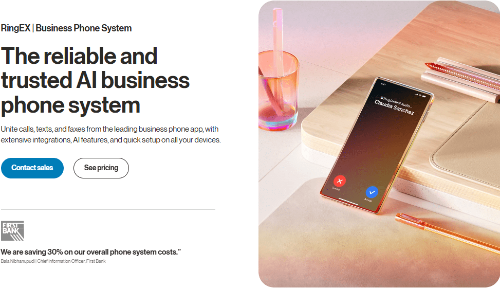 RingCentral phone system