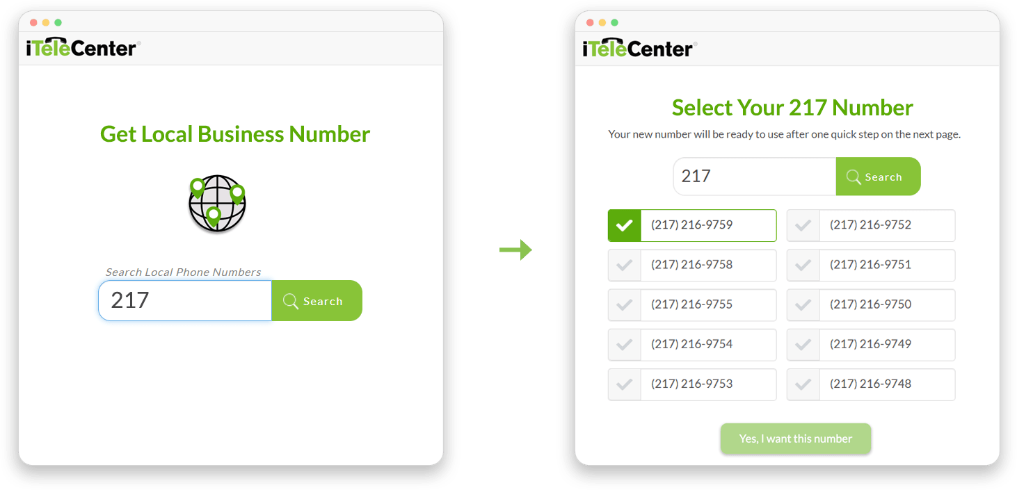 Illinois Phone Numbers Buy Local Area Codes from 217 to 872