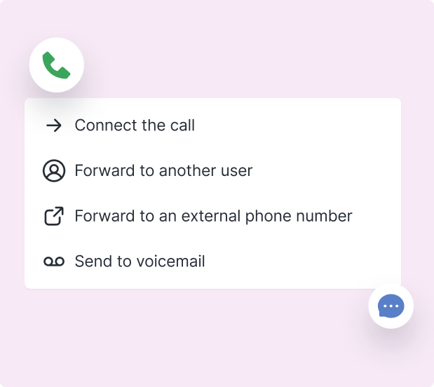Transfer calls when you are busy