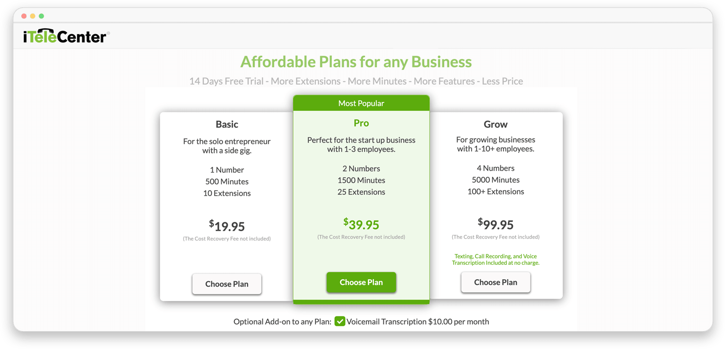 Pricing and Plans